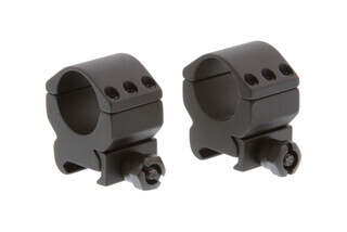 The Primary Arms Medium height 1 inch tactical scope rings are machined from aluminum